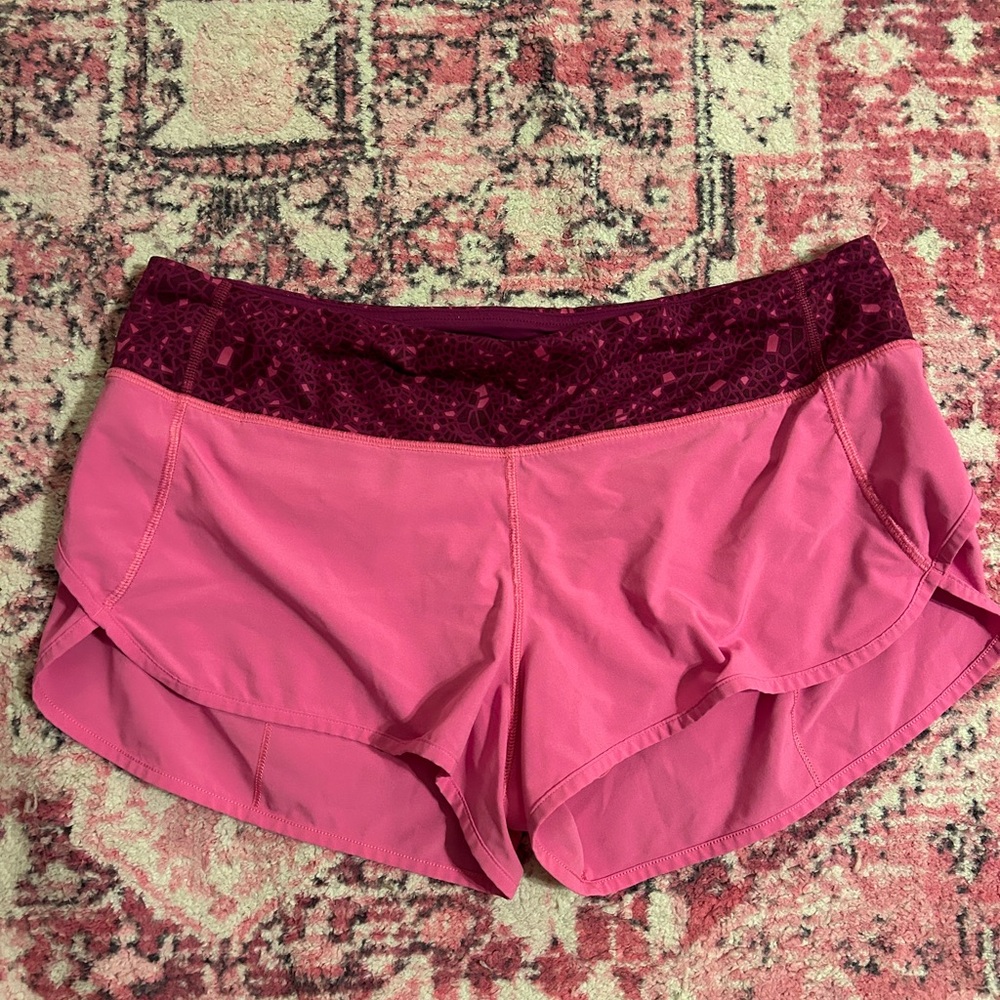 pink lululemon speed ups